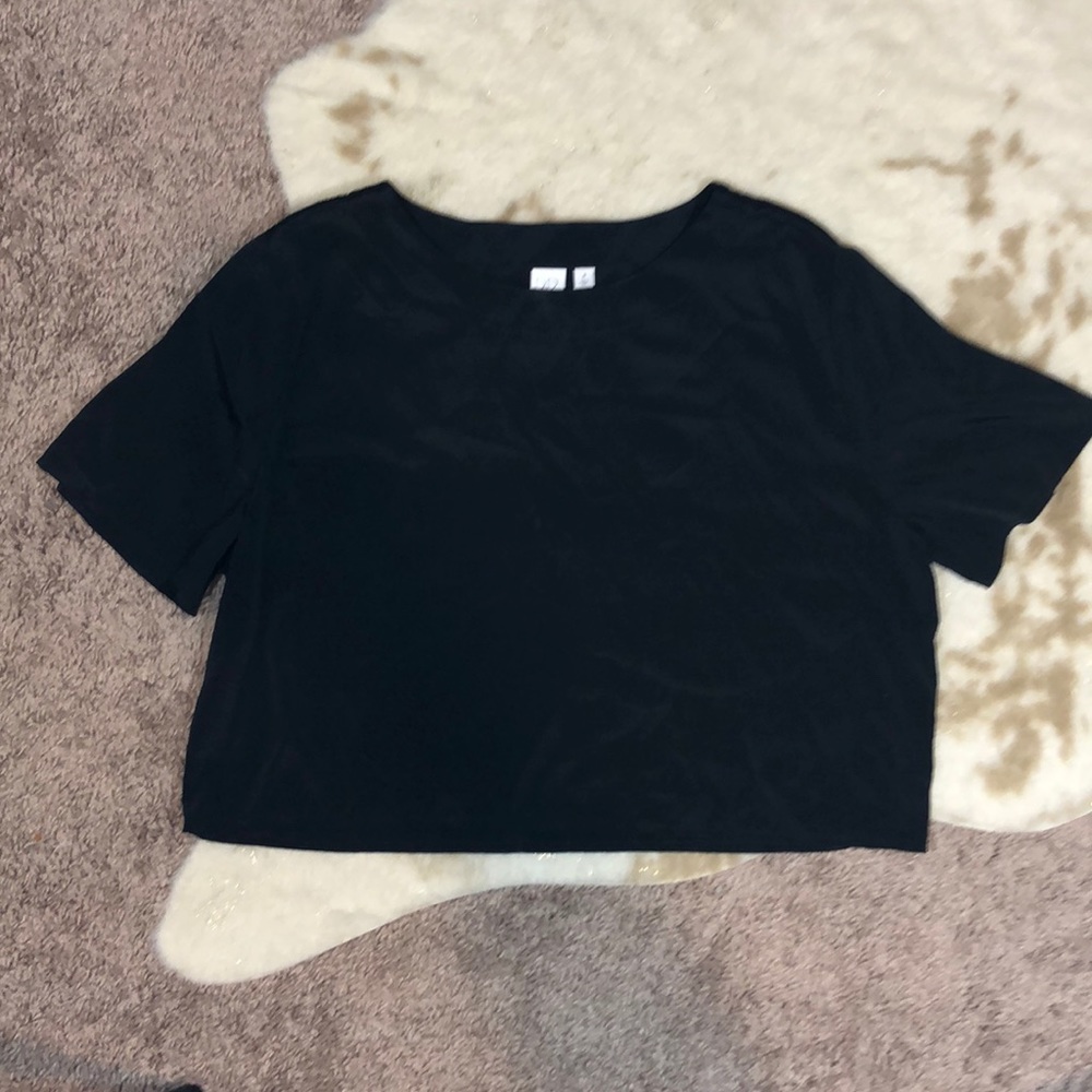Satin crop top